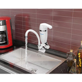 Filtro de Água com Torneira e Volantes Duplos Acquabios Premium Branco e Cromado